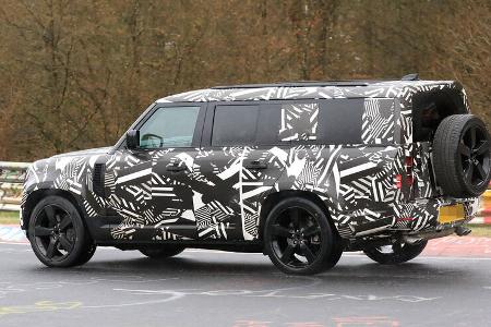 Erlkönig Land Rover Defender 130 V8