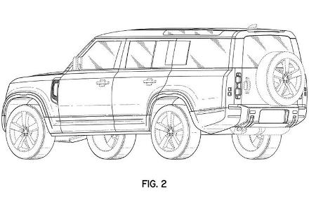 Land Rover Defender 130 Patentbilder