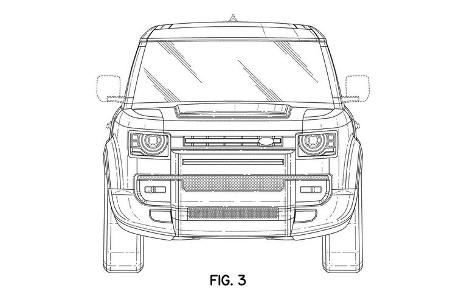 Land Rover Defender 130 Patentbilder