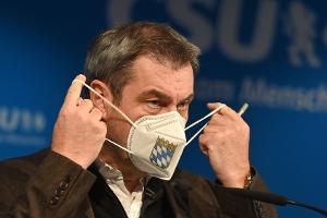 CSU-Chef Markus Söder wurde positiv auf das Coronavirus getestet