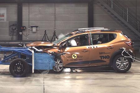 EuroNCAP Crashtest Dacia Sandero
