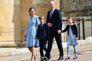 Beim Ostergottesdienst: William, Kate und Co. vertreten die Queen