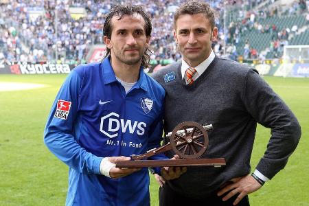 Theofanis Gekas vom VfL Bochum wird mit 20 Treffern Torschützenkönig der Bundesliga.