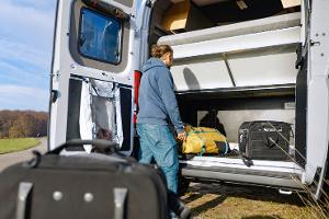 Die Campingbus-Rakete fliegt
