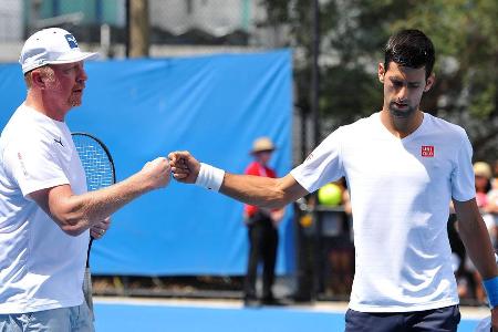 Glücksfall Djokovic - Wenig später gelingt Becker die Rückkehr in den Tennis-Zirkus: Novak Djokovic engagierte 2013 die Tennis-Legende als Coach, mit dem klaren Ziel in der Weltrangliste auf den ersten Platz zu springen. Was von vielen anfangs belächelt wurde, entwickelte sich für beide zum Glücksfall ...