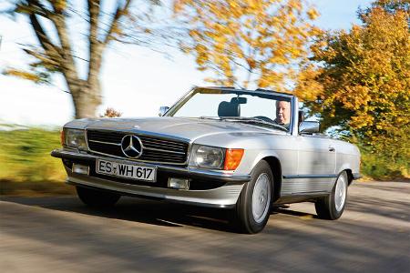 Mercedes SL (R 107), Frontansicht