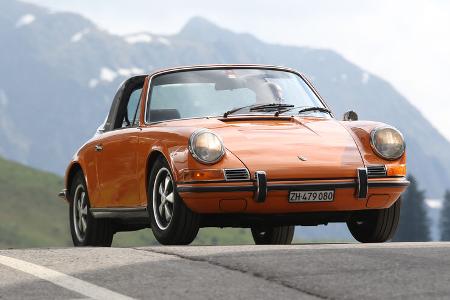 Porsche 911 T 2.2 Targa, Frontansicht