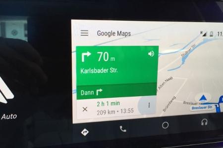 Android Auto: Navigation mit Google Maps