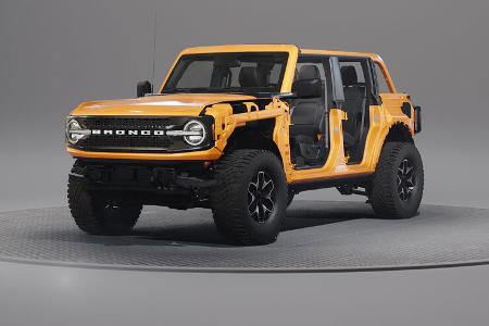 Der modulare Aufbau des Ford Bronco.