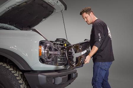 Der modulare Aufbau des Ford Bronco.