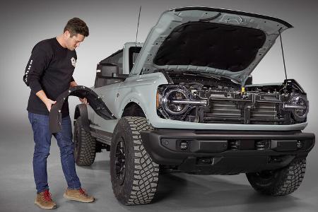 Der modulare Aufbau des Ford Bronco.