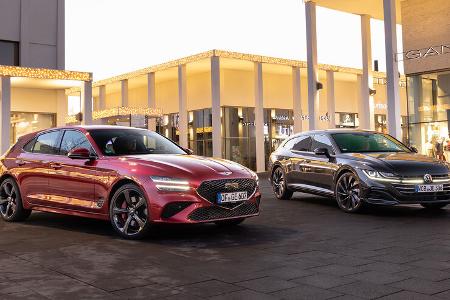 VW Arteon Shooting Brake, Genesis G70 Shooting Brake