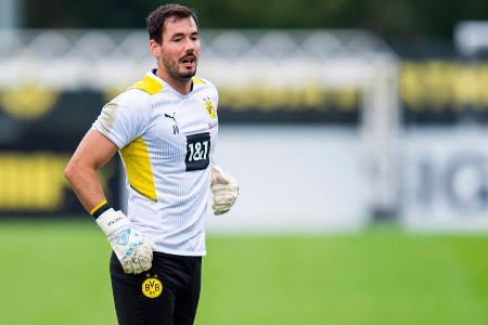 Roman Bürki - ohne Bewertung - Bereits in der vergangenen Saison zur Nummer zwei degradiert, 2021/2022 ohne Einsatz und über weite Strecken nur im dritten oder vierten Glied. Verlässt den BVB im Sommer in Richtung USA.