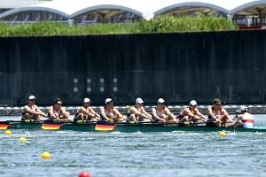 Deutschland-Achter gewinnt bei Hügelregatta in Essen