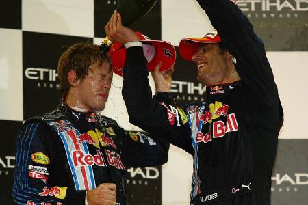 Mark Webber und Sebastian Vettel