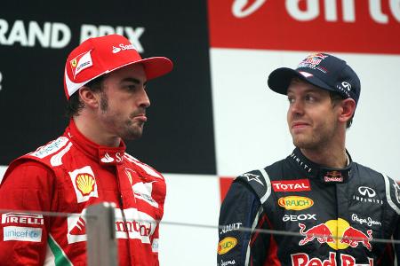 Alonso & Vettel GP Abu Dhabi 2012