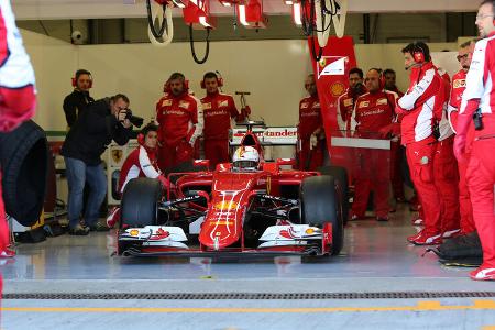 Sebastian Vettel - Ferrari - Formel 1-Test Jerez - 1. Januar 2015 