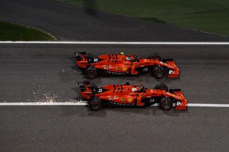 Sebastian Vettel - Charles Leclerc - Ferrari - Formel 1 - GP Bahrain - 31. März 2019