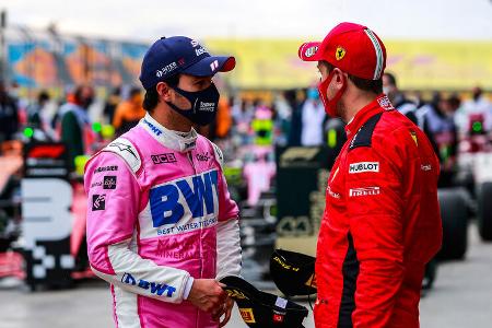 Perez - Vettel - GP Türkei 2020 - Istanbul - Rennen 