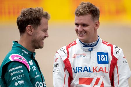 Mick Schumacher & Sebastian Vettel - GP England 2021