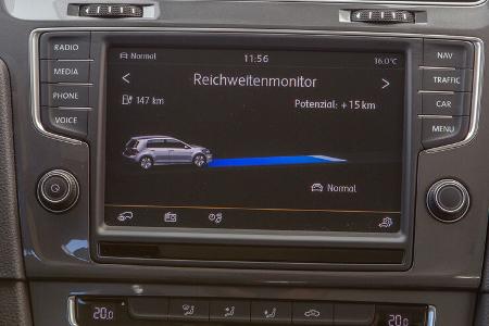 VW e-Golf, Anzeige, Monitor