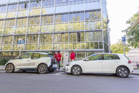 BMW i3, VW e-Golf, Seitenansicht