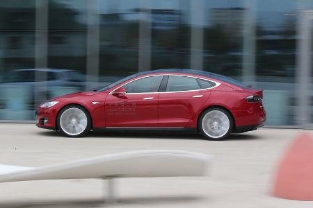 Tesla Model S, Seitenansicht