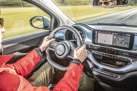 Fiat 500e Cabrio, Interieur