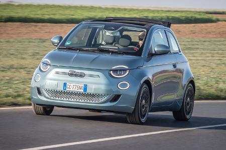Fiat 500e Cabrio, Exterieur