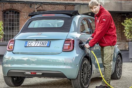 Fiat 500e Cabrio, Exterieur