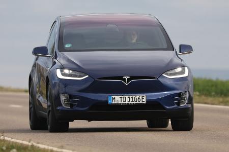 Tesla Model X Maximale Reichweite, Exterieur