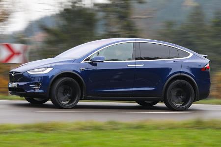 Tesla Model X Maximale Reichweite, Exterieur