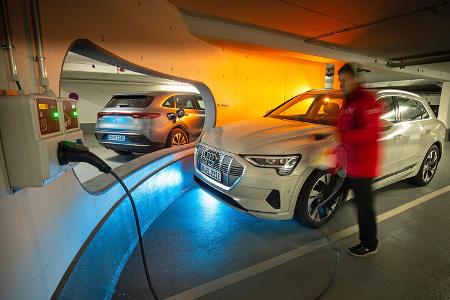 Audi E-Tron, Mercedes EQC, ams 2019_23, Exterieur