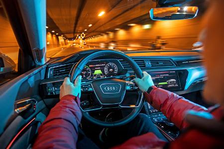 Audi E-Tron, ams 2019_23, Cockpit