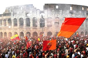 150.000 AS-Rom-Fans feiern Europapokalsieg