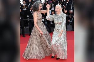 Andie MacDowell und Helen Mirren legen Tänzchen in Cannes hin
