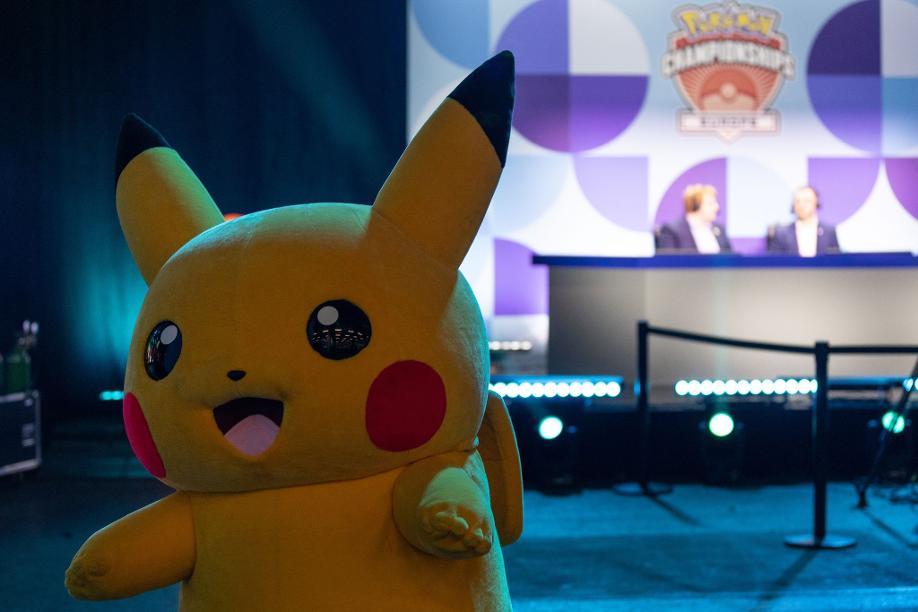 Das Pokemon Pikachu, aufgenommen bei der Pokemon Europameisterschaftt.