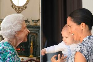 So sehr freut sich die Queen auf ihre Enkel Archie und Lilibet