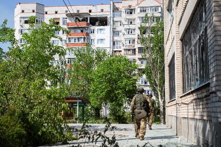 Sjewjerodonezk umkämpft Donbass Luhansk Russland Ukraine Krieg