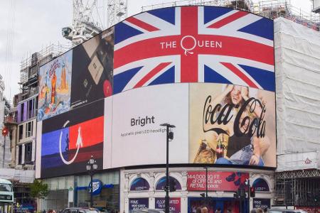 So bunt schmückt sich London zum Platin-Thronjubiläum der Queen