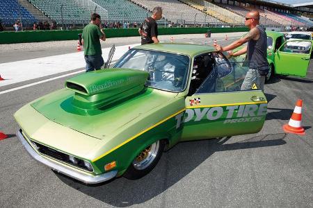 Opel Manta-Dragster bei den NitrolympX Hockenheim 2009