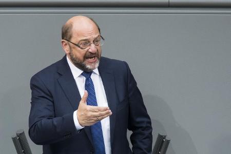 Martin Schulz, SPD, aufgenommen im Rahmen der Sitzung des De...