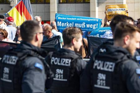 Demonstration in Dresden