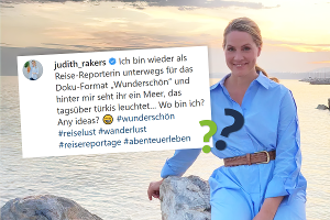 Rätselraten um Judith Rakers