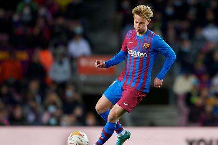 Platz 7: Frenkie de Jong (FC Barcelona) - Marktwert: 112,5 Mio. Euro