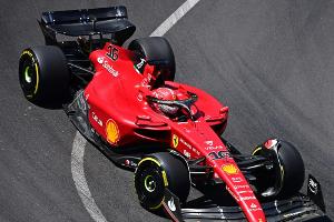 Leclerc beim Heimspiel Trainingsschnellster