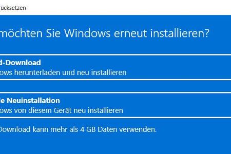 Bei der Wiederherstellung per Cloud-Download nutzt Windows 11 frische Dateien und Updates. Dadurch lassen sich Fehler vermeiden, die defekte Systemdateien verursachen können.