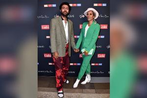 Barbara Becker feiert mit Sohn Noah in schrillen Outfits