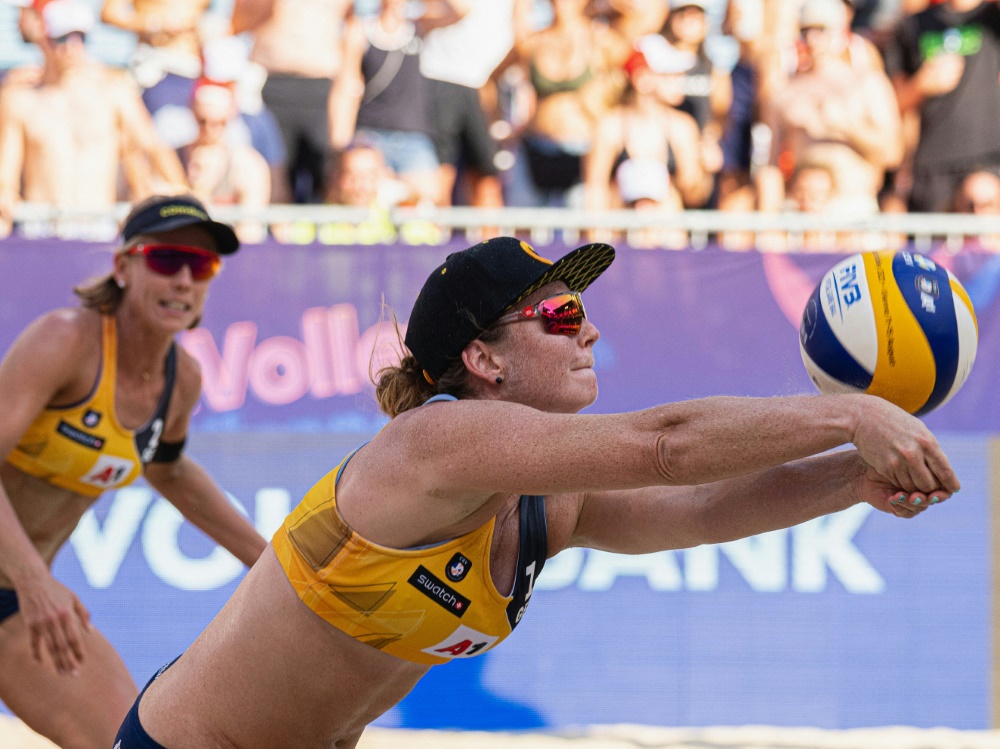 BeachvolleyballWM feiern nächsten Sieg