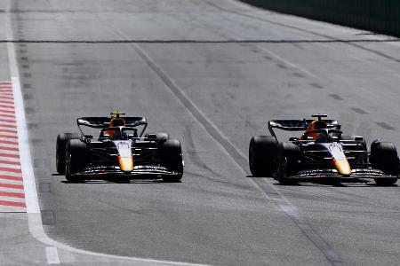 Formel 1: Noten und Einzelkritik zum Großen Preis von Aserbaidschan - Sechstes Rennen in Baku, sechster Sieger: Max Verstappen triumphiert beim Großen Preis von Aserbaidschan! Sergio Pérez macht den Red-Bull-Doppelsieg perfekt, George Russell im Mercedes belegt Rang drei. Sebastian Vettel wird starker Sechster. Derweil erlebt Ferrari ein Debakel. Alle Fahrer in der Einzelkritik: Formel 1: Noten und Einzelkritik zum Großen Preis von Aserbaidschan - Sechstes Rennen in Baku, sechster Sieger: Max Verstappen triumphiert beim Großen Preis von Aserbaidschan! Sergio Pérez macht den Red-Bull-Doppelsieg perfekt, George Russell im Mercedes belegt Rang drei. Sebastian Vettel wird starker Sechster. Derweil erlebt Ferrari ein Debakel. Alle Fahrer in der Einzelkritik: